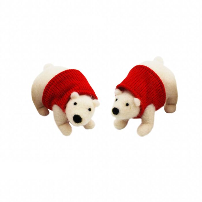 STANDING POLAR BEARS ASS.10cm