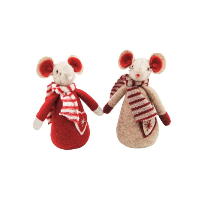 XMAS MICE ASS. 13cm