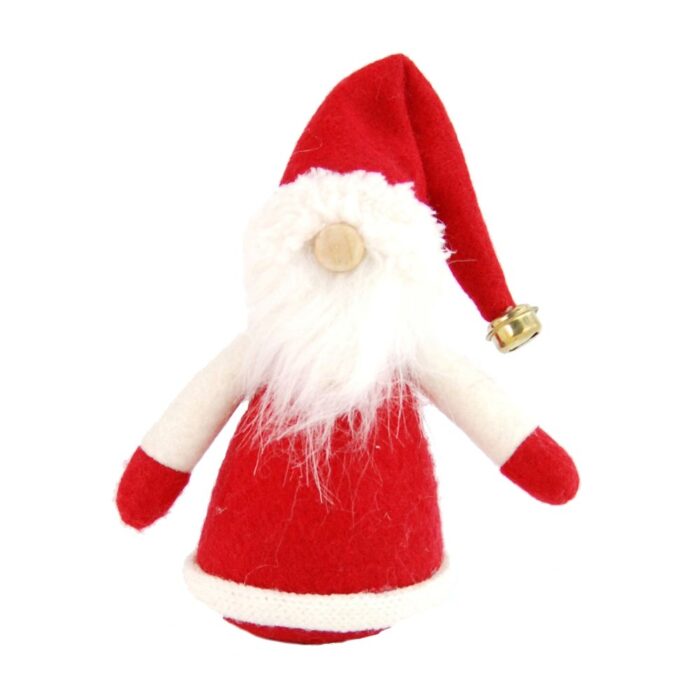 STAND SANTA 13cm RED.