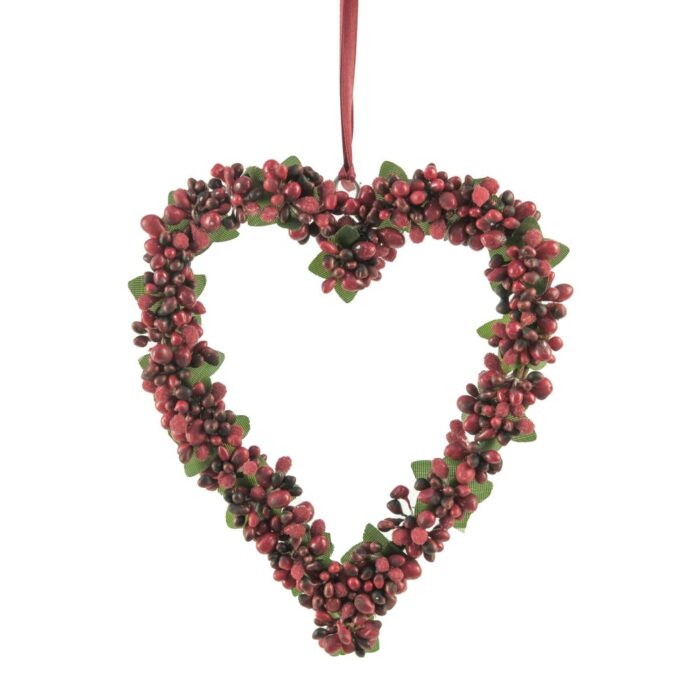 RED BERRYBUD HEART - M