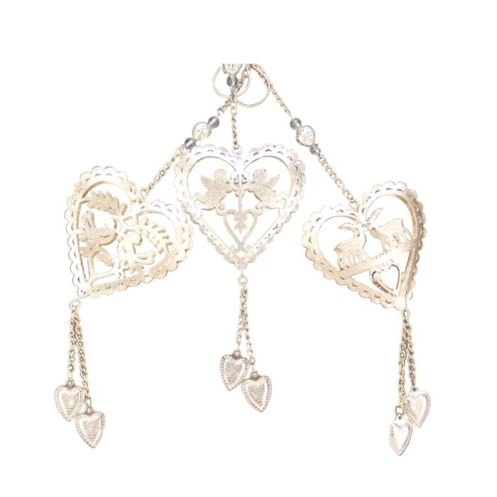 HANG TIN CUTOUT HEARTS (3 ASS.) 32cm
