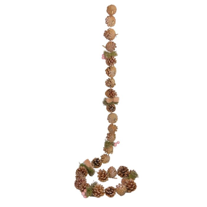150cm PINECONE GARLAND w/PINE BERRIES
