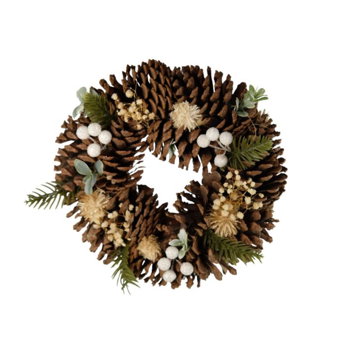 45cm WOVEN STAR WREATH
